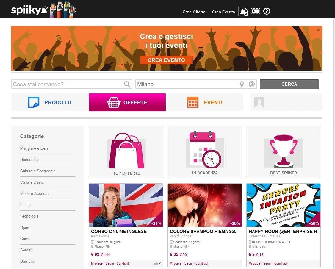 Spiiky, corre come un treno la startup del risparmio online Spiiky, corre come un treno la startup del risparmio online