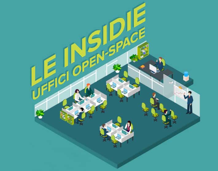 Le insidie degli open space (Infografica) Le insidie degli open space (Infografica)