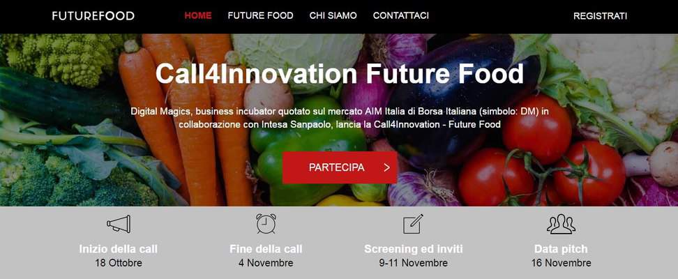 Parte Future Food e Digital Magics chiama le startup del cibo Parte Future Food e Digital Magics chiama le startup del cibo