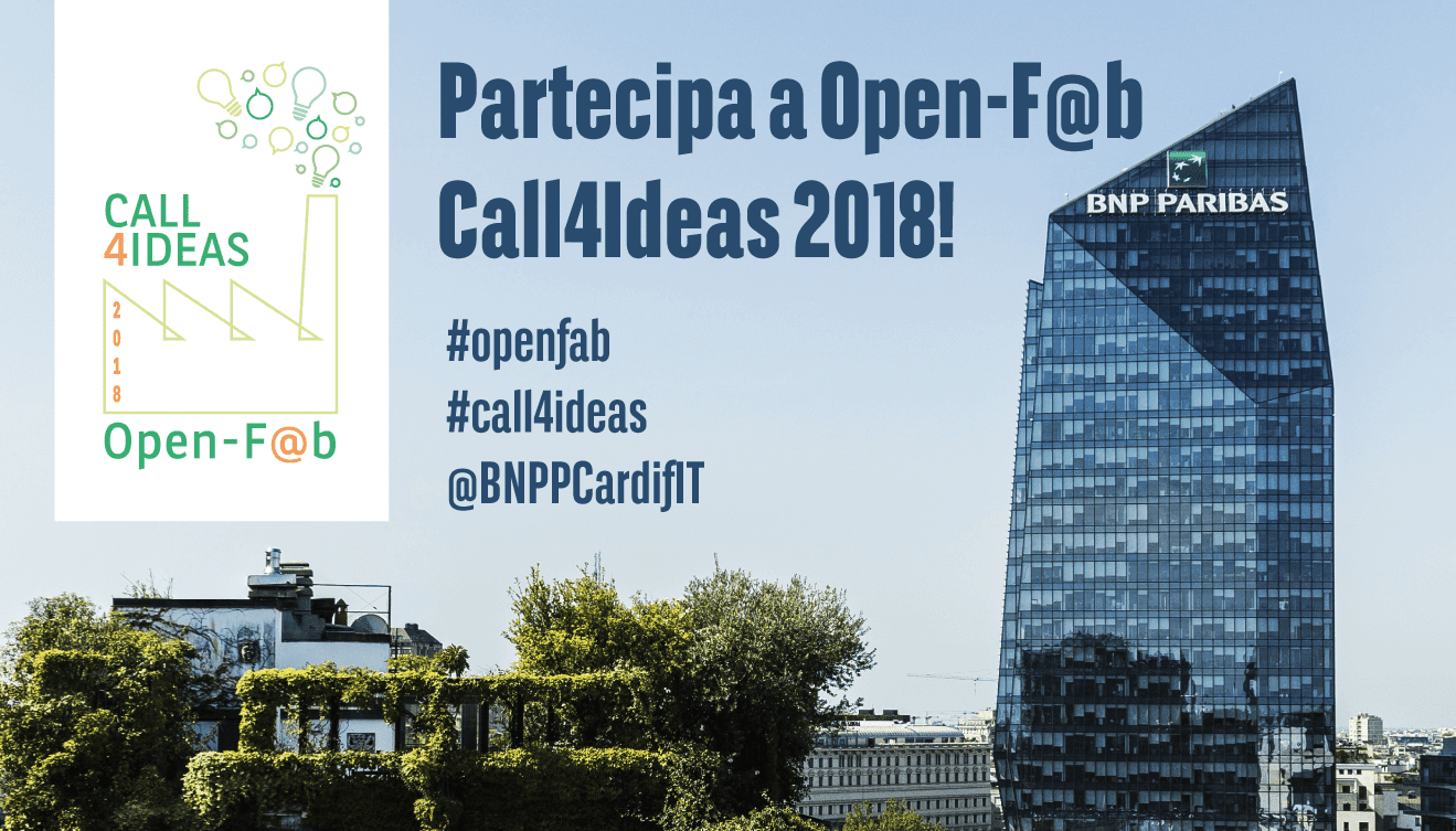 A Open-F@b Call4Ideas 2018 le idee sostenibili diventano realtà A Open-F@b Call4Ideas 2018 le idee sostenibili diventano realtà