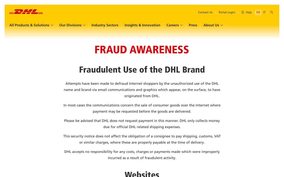 virus alert dhl startup-news