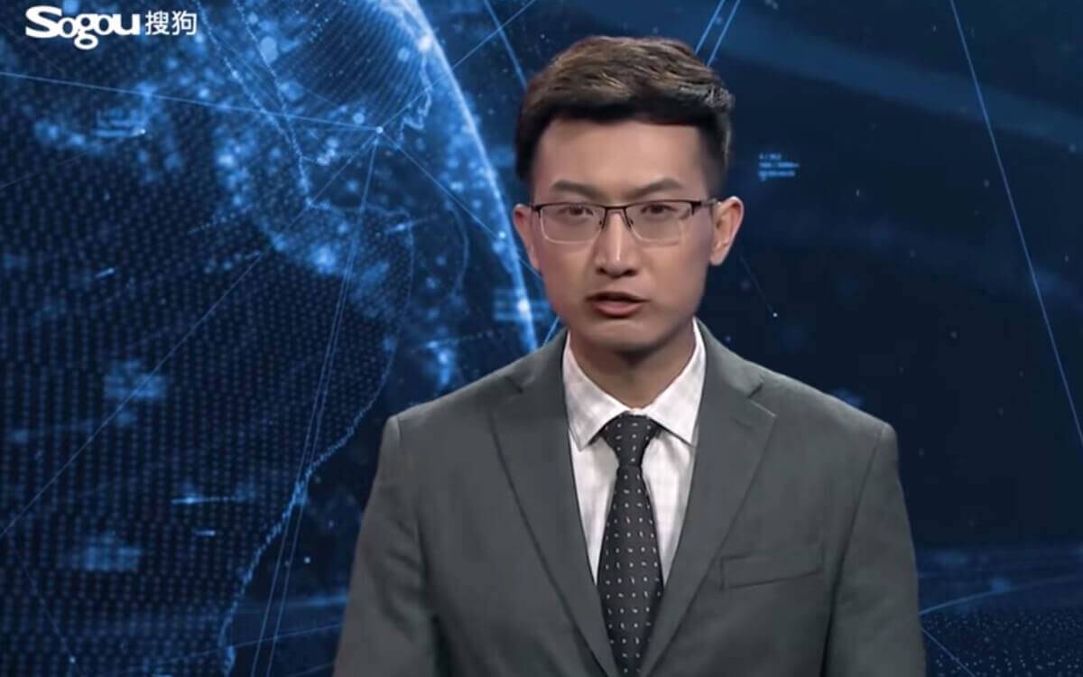 L’intelligenza artificiale conduce il telegiornale cinese