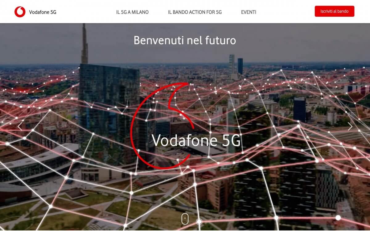 Vodafone copre l’80% di Milano con il 5G e vuole arrivare entro il 2019 nelle maggiori città italiane