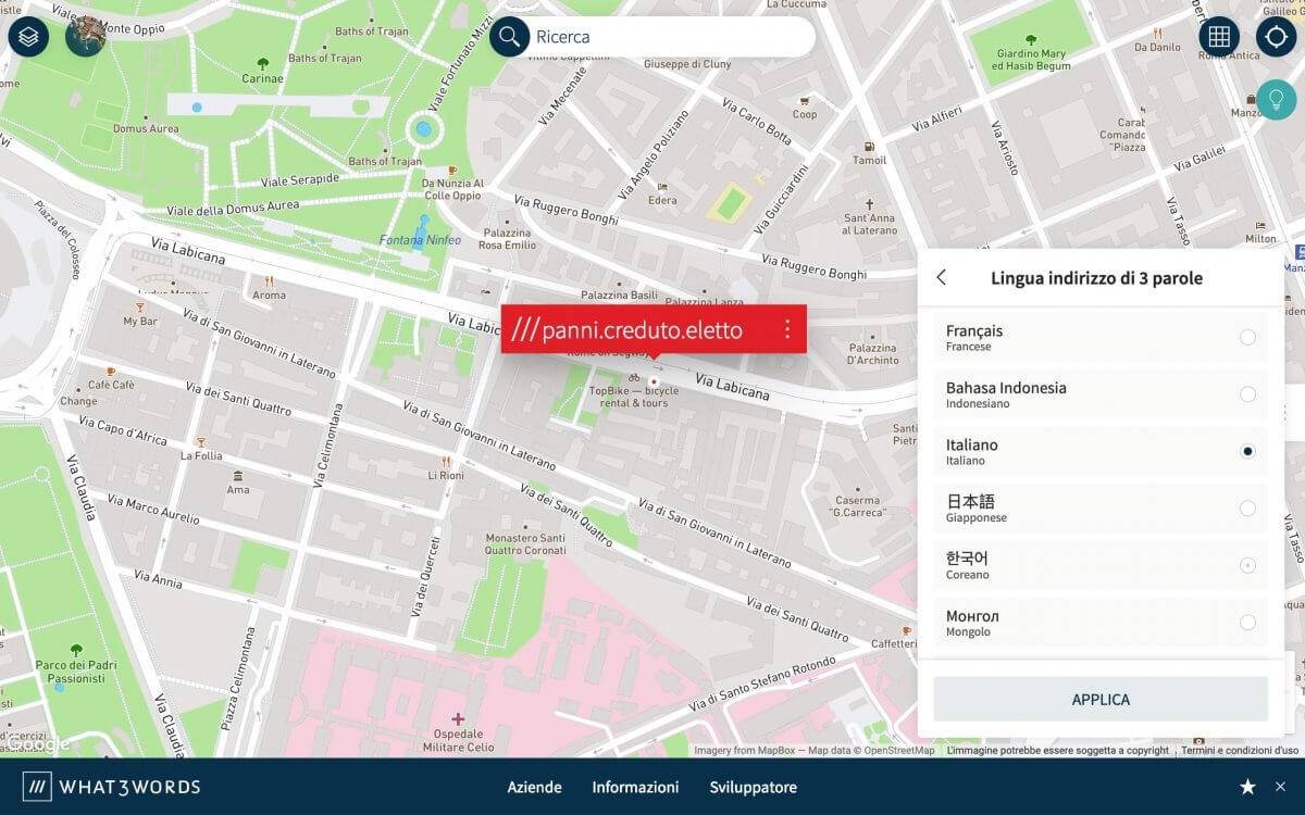 What3words﻿ mette il mondo in una griglia di 57000 miliardi di quadrati