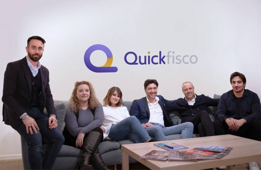 Il team della startup Quickfisco