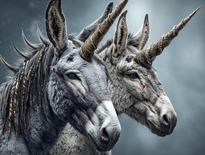 Donkeycorn- mulicorni