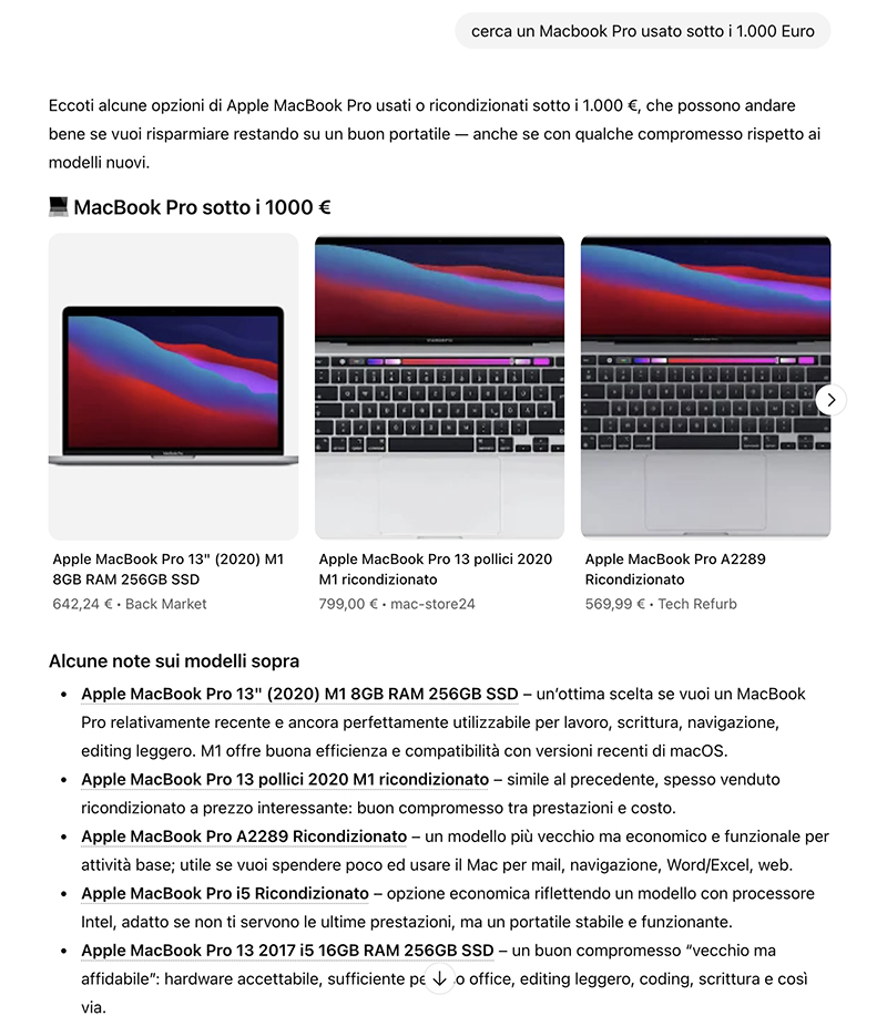 AI Shopping Ricerca ChatGPT