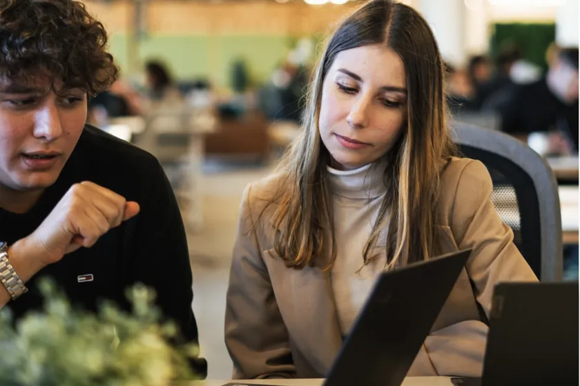 I founder di Bufaga: Federico Roviglioni e Serena Mignucci.
