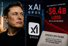 Elon Musk xAI perdite