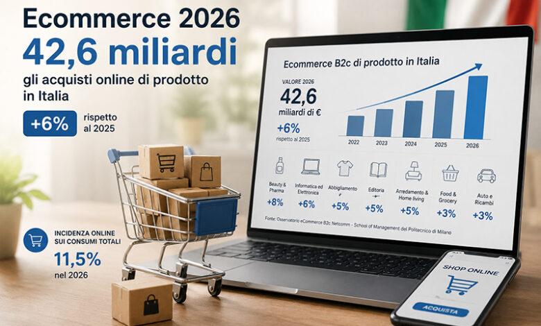 Osservatorio eCommerce B2c Netcomm - Ecommerce in Italia