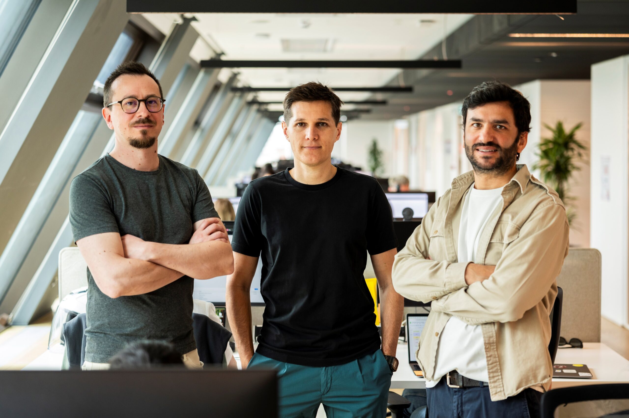 Da sinistra: Samuele Pinta, Dario Brignone e Alberto Dalmasso, Co-Founders di Satispay.